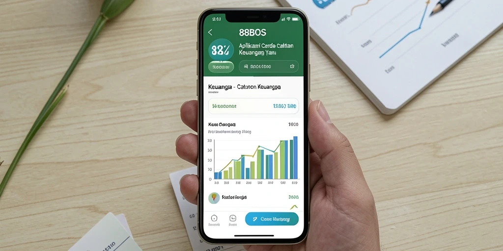 Tampilan antarmuka <strong>88BOS</strong> yang sederhana dan intuitif untuk catatan keuangan.