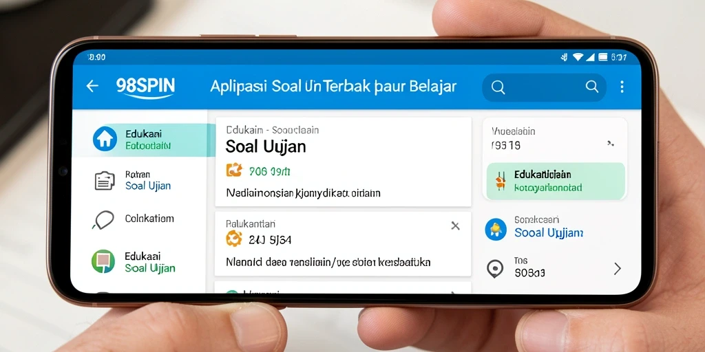 Antarmuka pengguna 98SPIN yang ramah dan fungsional.