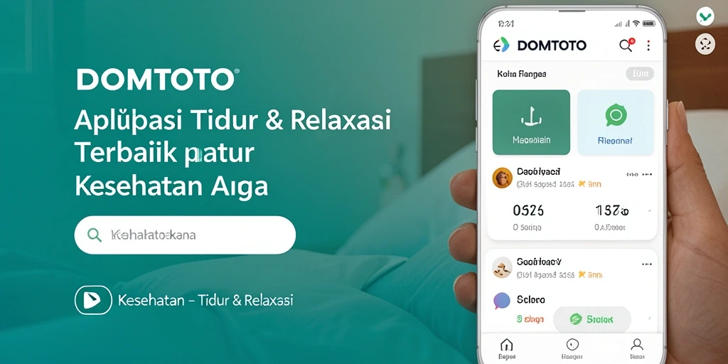 Antarmuka sederhana dan fitur relaksasi yang intuitif dari DOMTOTO.