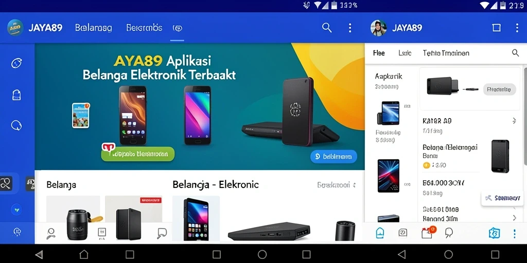 Antarmuka JAYA89 yang intuitif dan mudah digunakan untuk belanja elektronik.