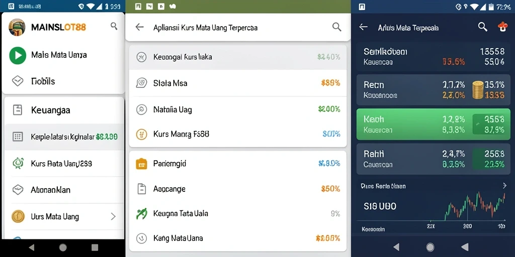 Tampilan antarmuka MAINSLOT88 yang modern dan fungsional untuk kurs mata uang.