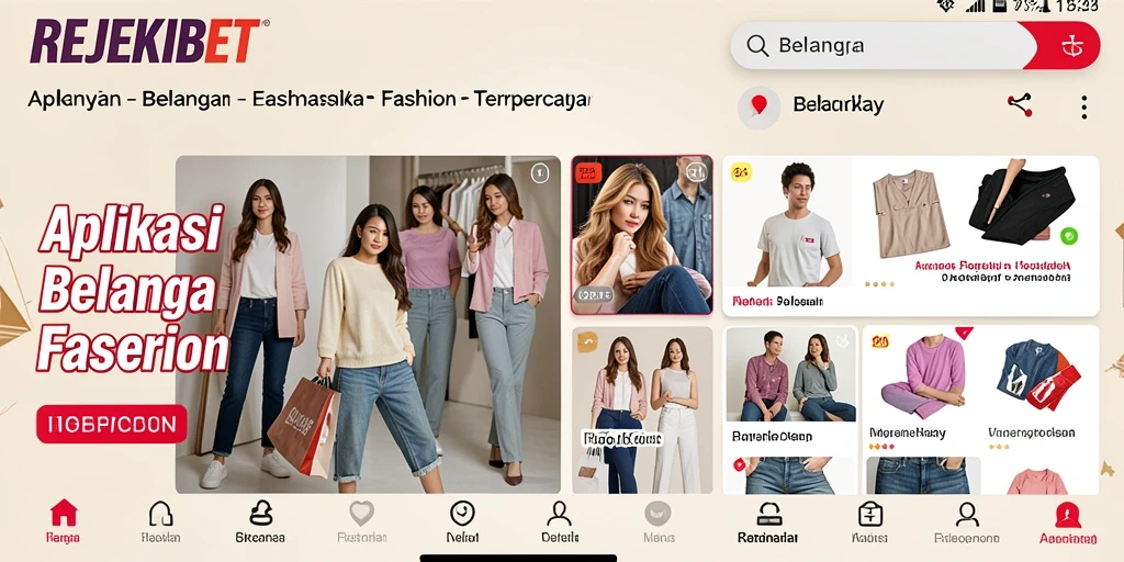Antarmuka aplikasi REJEKIBET yang menarik dan fungsional.