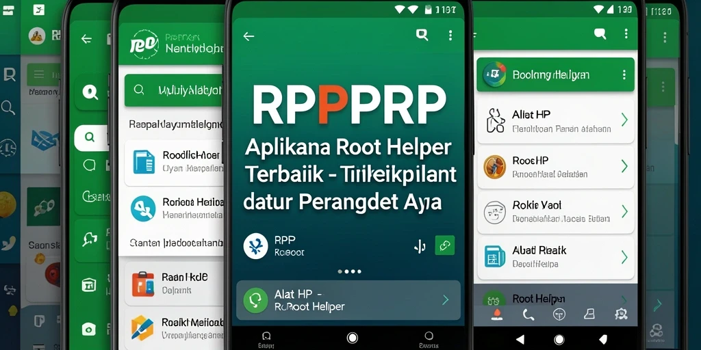Tampilan antarmuka RPRPRP yang sederhana dan mudah digunakan.