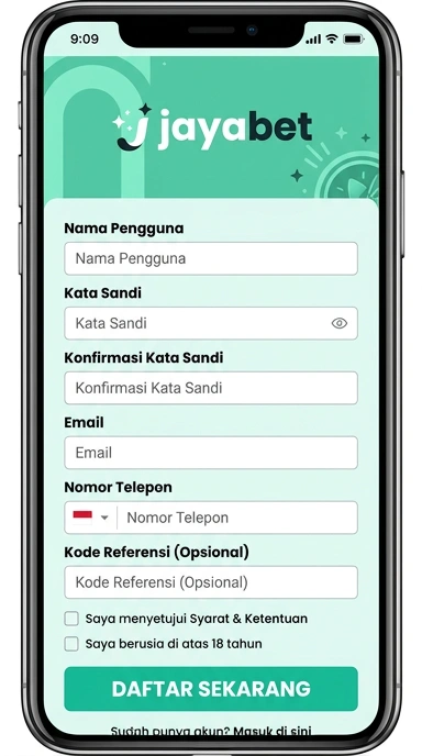 Panduan Daftar Akun Baru jayabet untuk Android