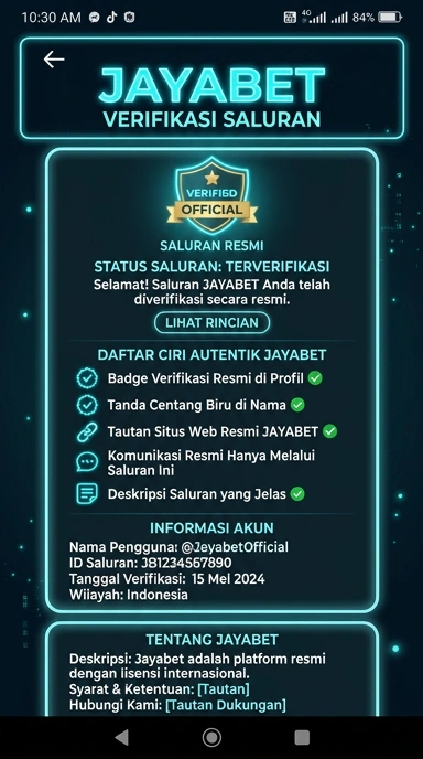 Kanal Resmi jayabet untuk Pengguna Android Indonesia